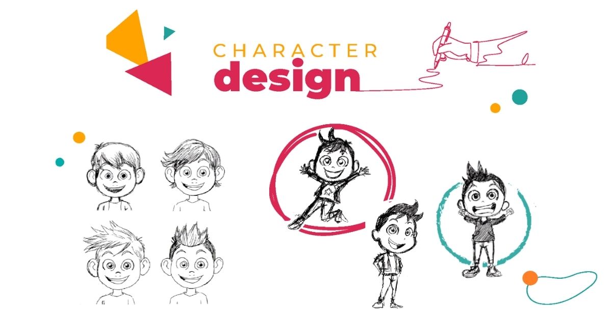 Character Design: creativity for a prize draw or competition that makes an impression