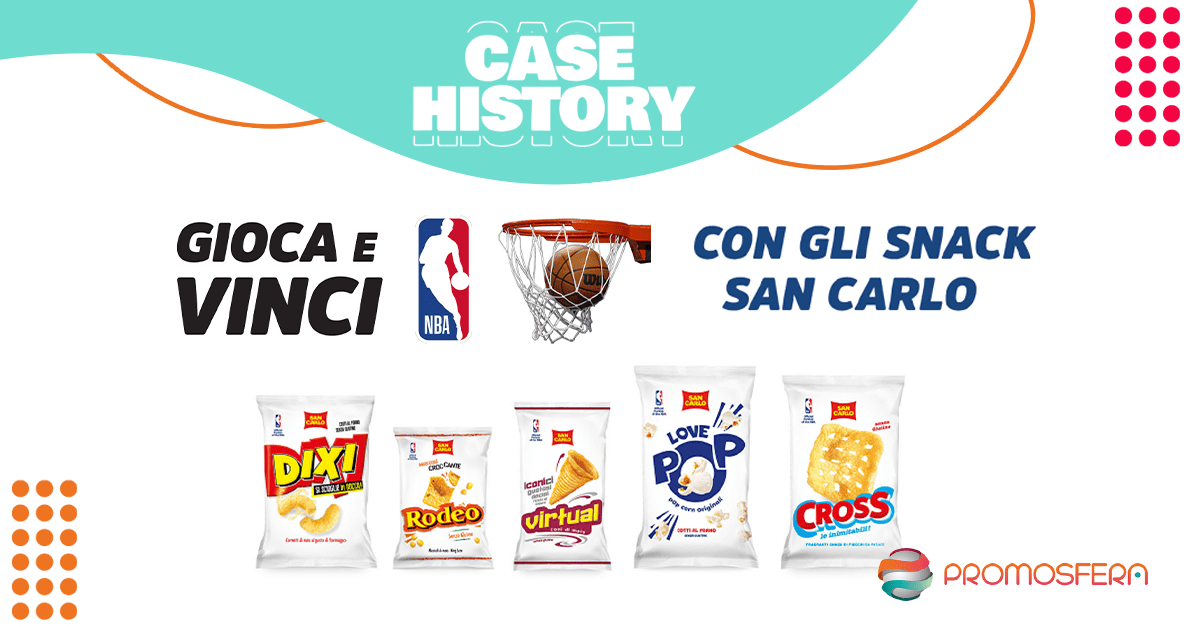 Concorso San Carlo 2023: gioca e vinci premi NBA