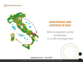 Sweepstakes and contests in Italy promosfera