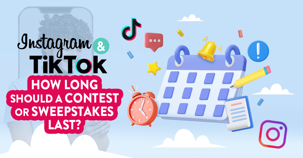 Instagram and TikTok contest or sweepstakes