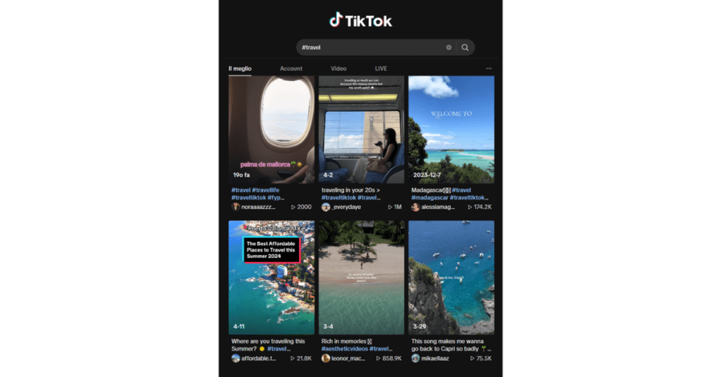 Come i contest possono aiutare le aziende di viaggi a sfruttare le potenzialità di TikTok