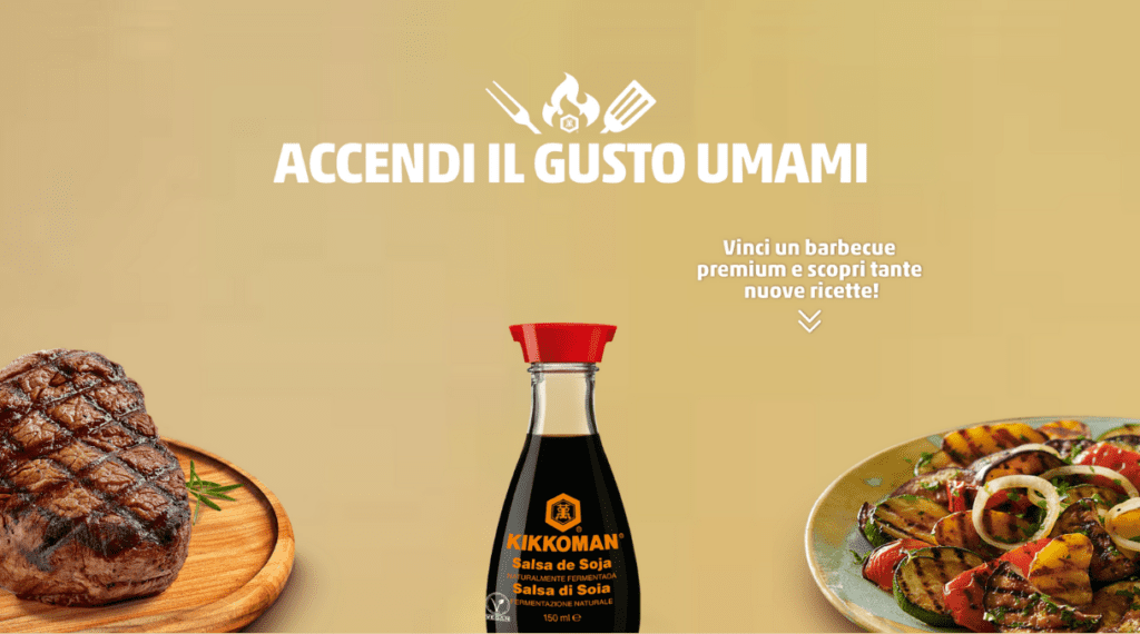 concorso KIKKOMAN accendi il gusto umami