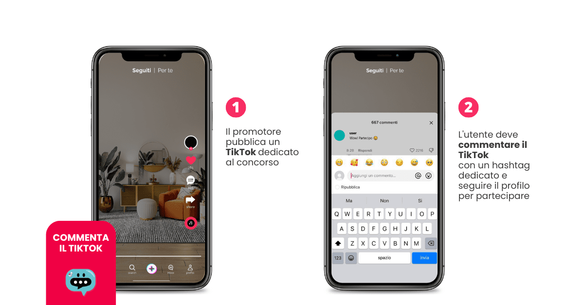 Come funziona il contest "Commenta il TikTok"?
