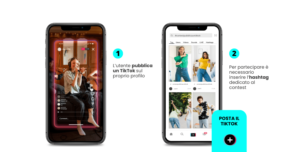 Come funziona il contest Pubblica un TikTok?